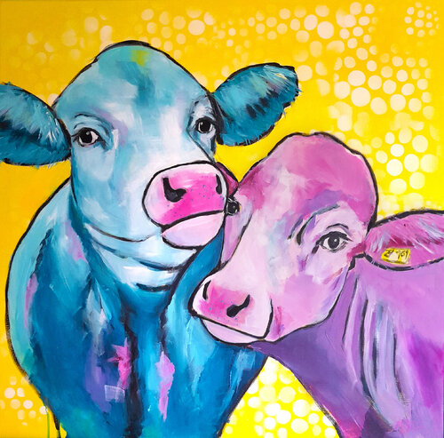 One Love by Barbara Dräger, Painting for Sale on Select