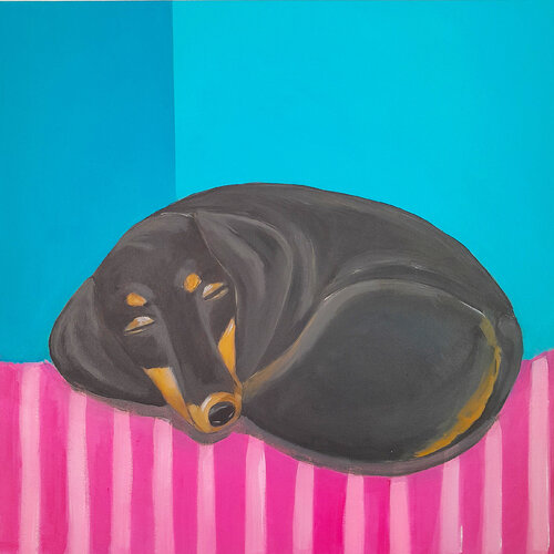 Nice Dreams, Honey by Barbara Dräger, Painting for Sale on Select