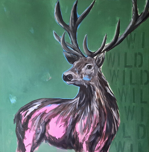 Wild at Heart by Barbara Dräger, Painting for Sale on Select
