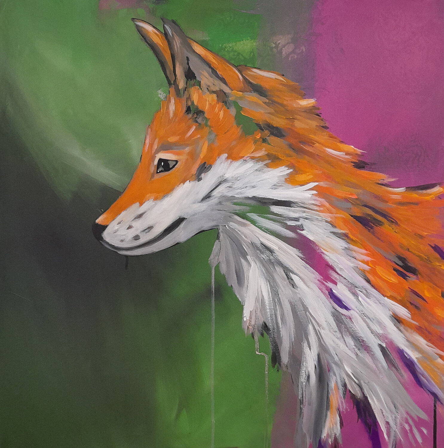 Foxlove Barbara Dräger Original painting for sale