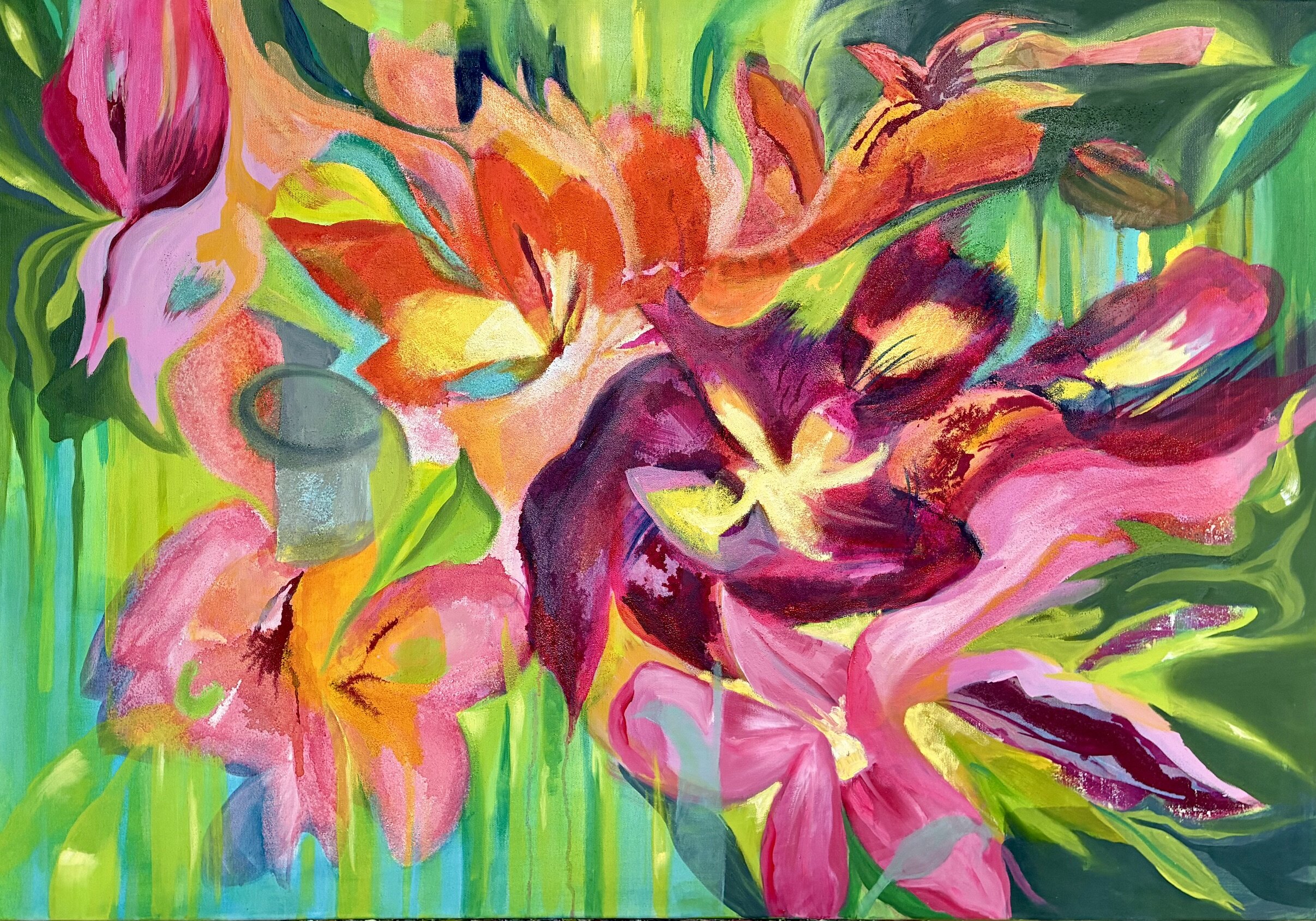 Blooming inner garden