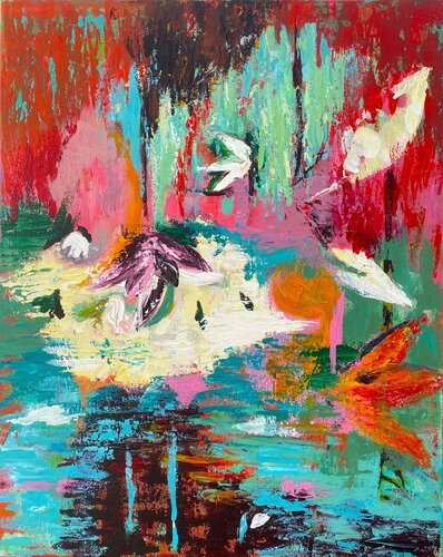Magical Moments by Györgyi Borjádi, Painting for Sale on Select