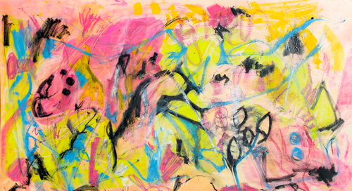 535. Life. Caramel. Time by Veera Zukova, Painting for Sale on Select