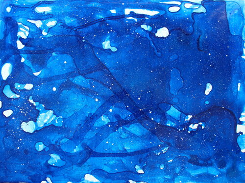 259. Deep water in the night sky by Veera Zukova, Painting for Sale on Select