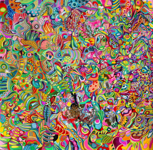 677. Euphoria of Colors. by Veera Zukova, Painting for Sale on Select