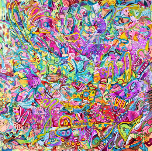 730. Brilliant Curiosity by Veera Zukova, Painting for Sale on Select