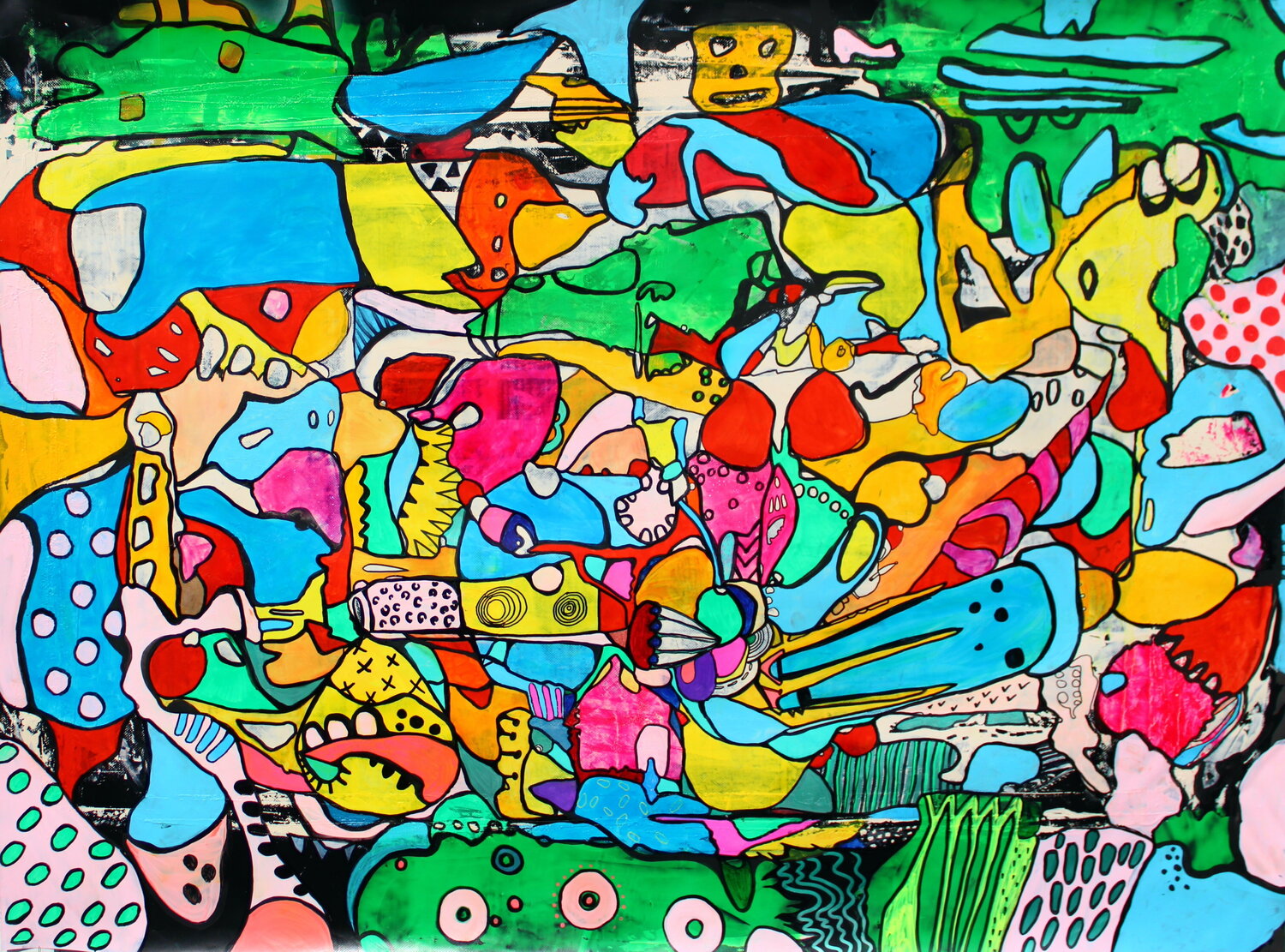 526. Wonderful colorful power of love Veera Zukova Original painting for sale