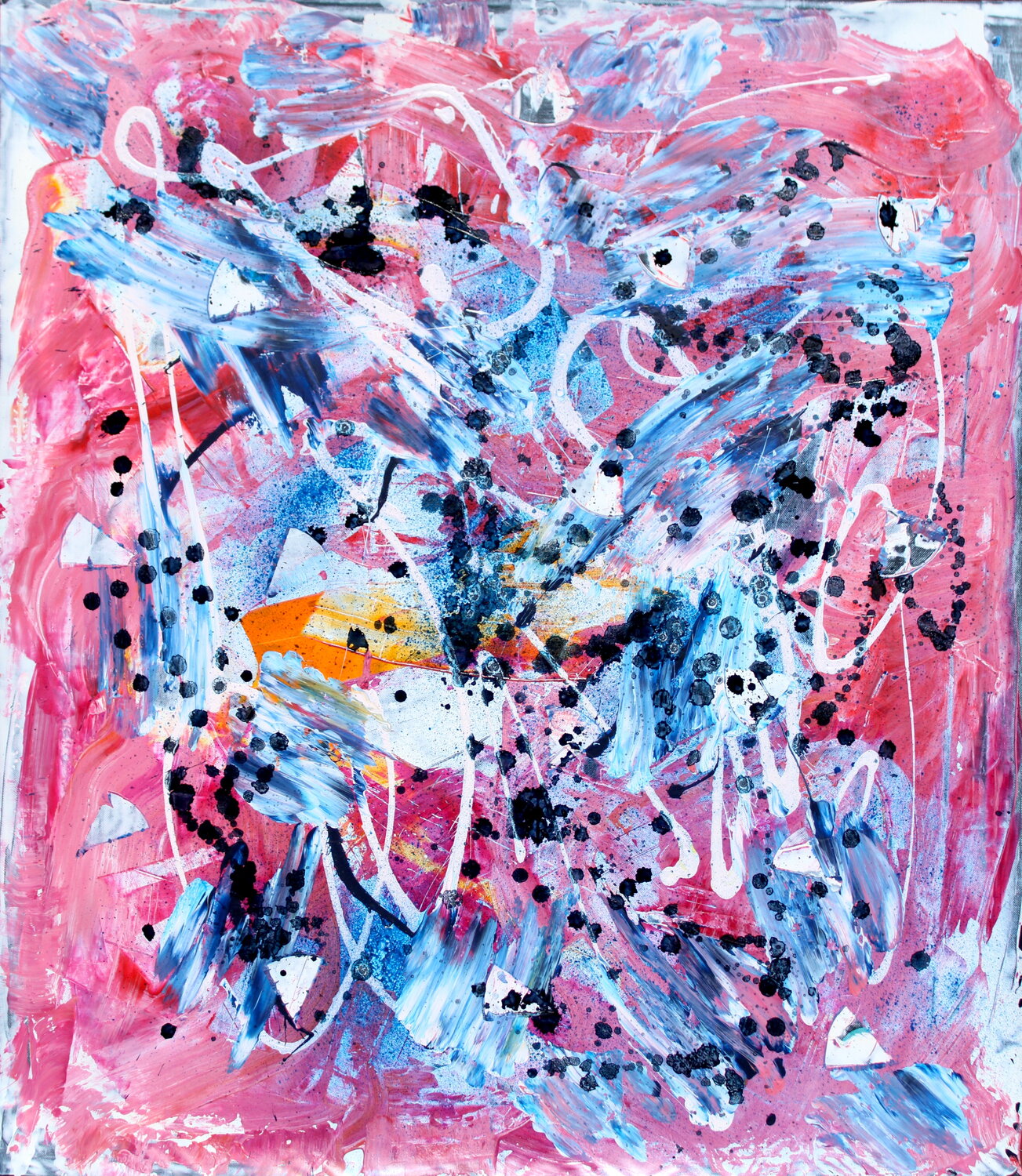 499. Flash Acrylic Veera Zukova Original painting for sale