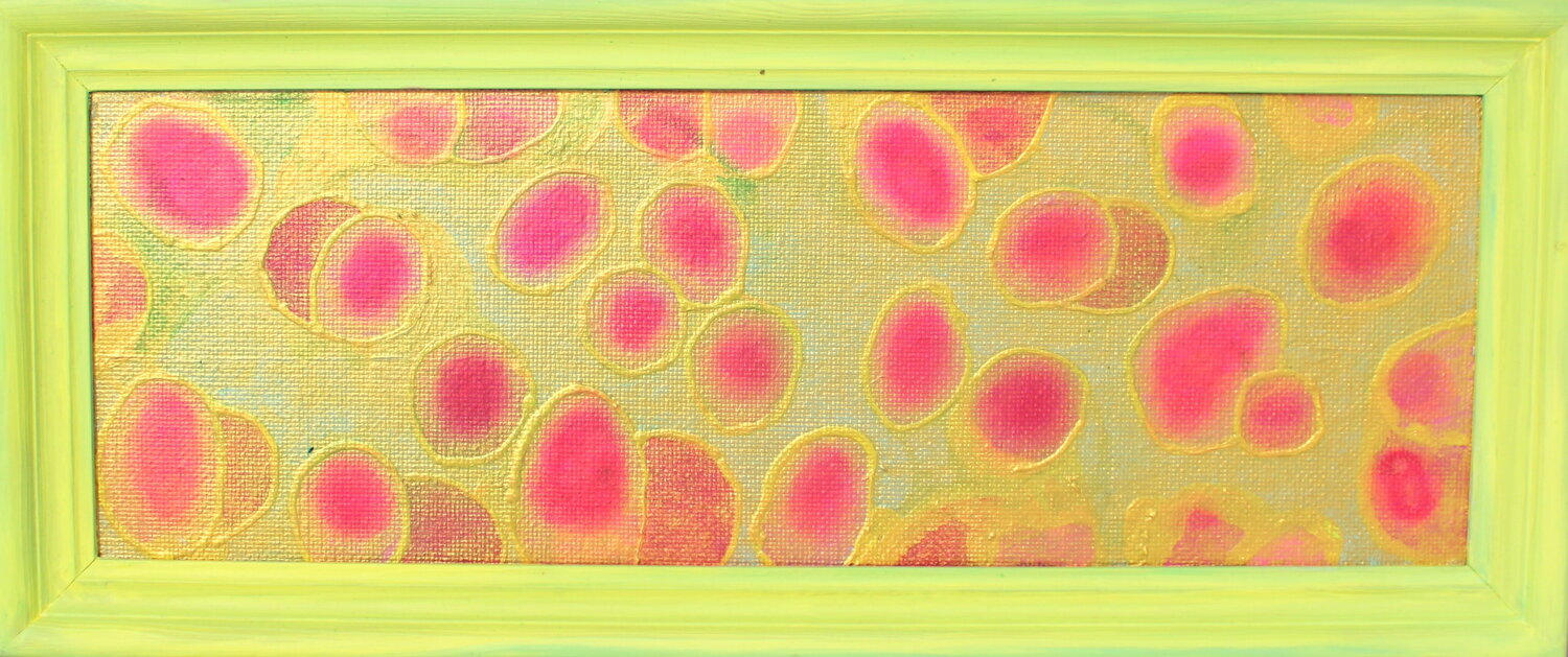 251. Fluffy Tulips Blooming in the Sunshine: An Enchanting Abstract Floral Painting Veera Zukova Original painting for sale