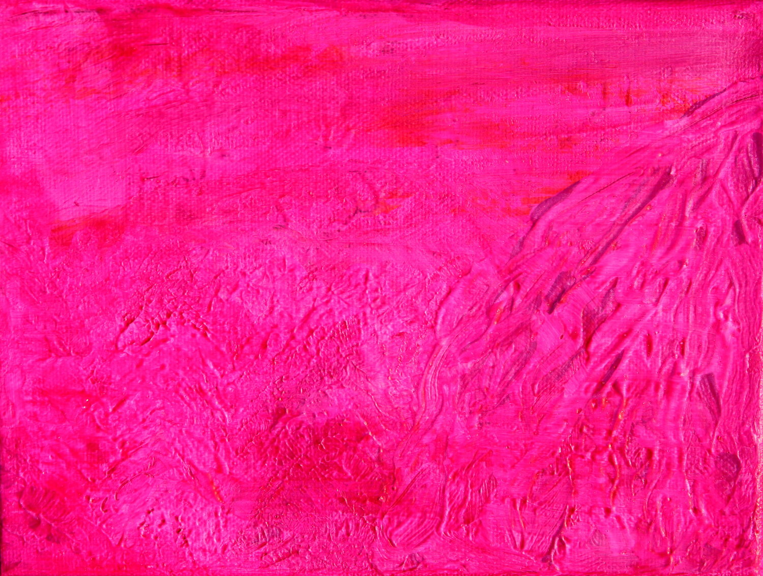 406. Pink Mountains: An Exploration of Texture and Vivid Color Veera Zukova Original painting for sale