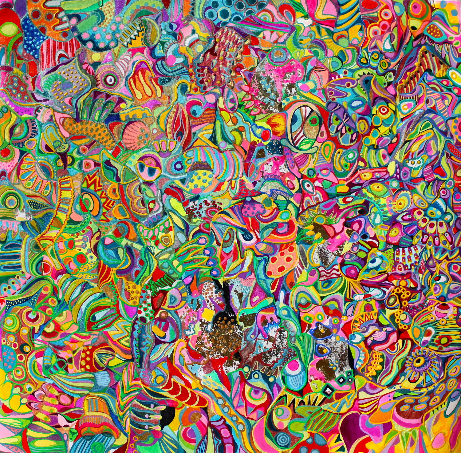 677. Euphoria of Colors. Veera Zukova Original painting for sale
