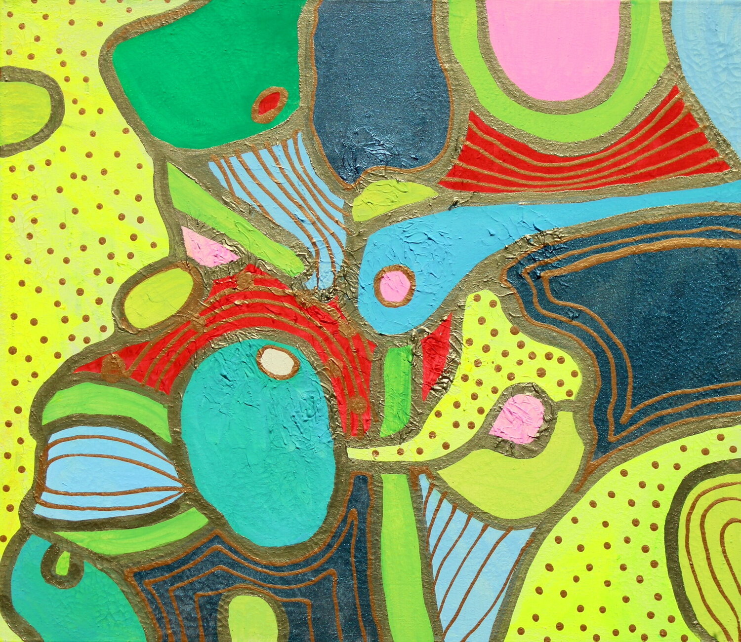 718. Colorful Bright Future Veera Zukova Original painting for sale