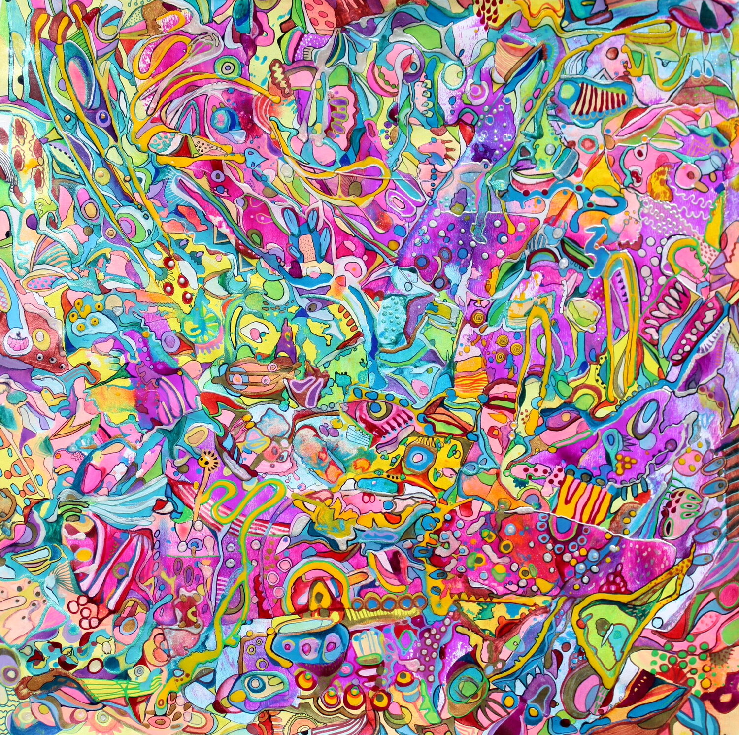 730. Brilliant Curiosity Veera Zukova Original painting for sale