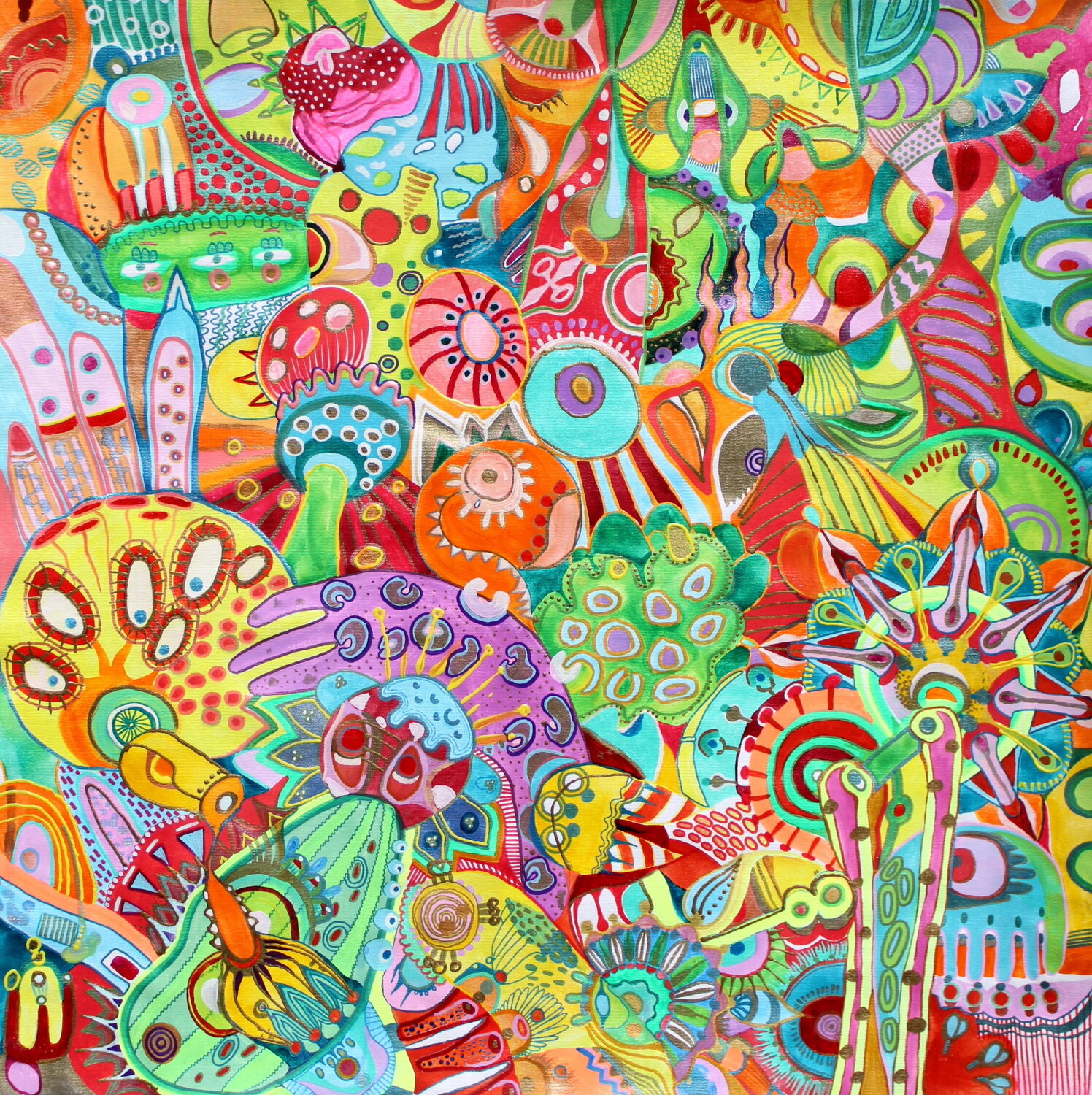 732. The Freedom Within: Soul Singing Veera Zukova Original painting for sale