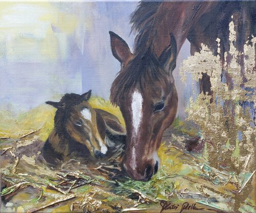 Moment in harmony by Katri Pethman, Painting for Sale on Select
