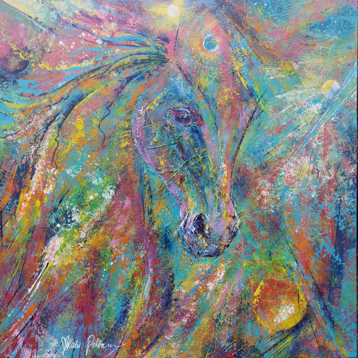 A star is born Katri Pethman Original painting for sale