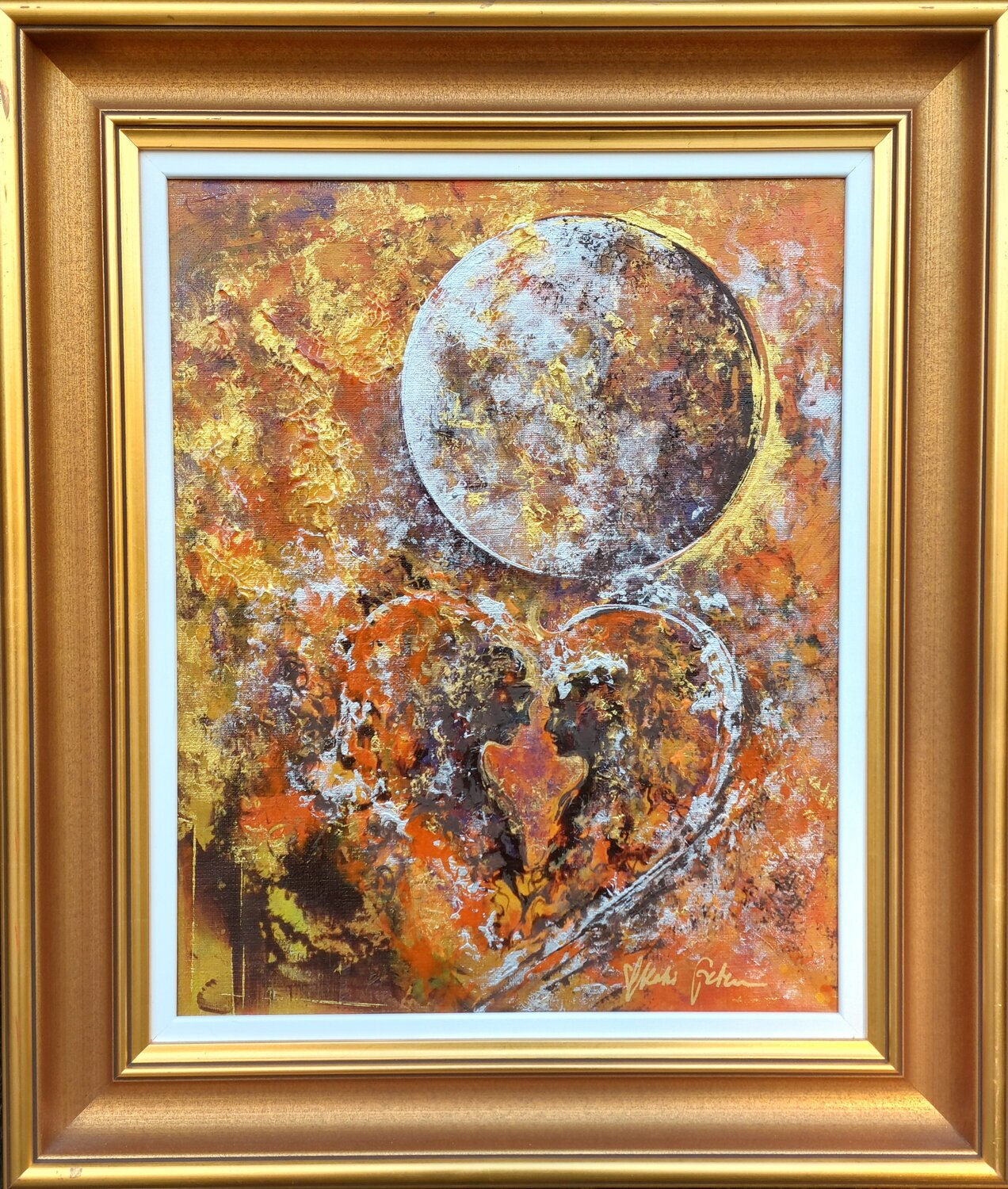 Twin flame Katri Pethman Original painting for sale