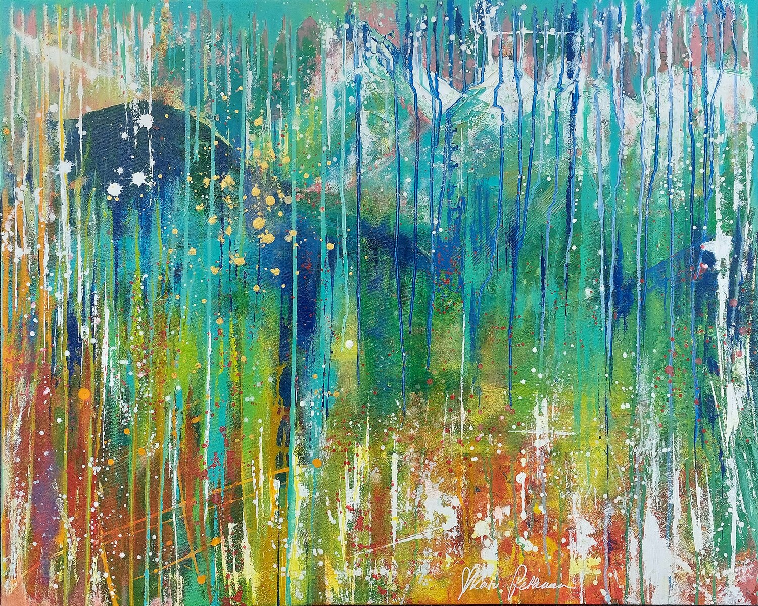 Mountain spirit Katri Pethman Original painting for sale