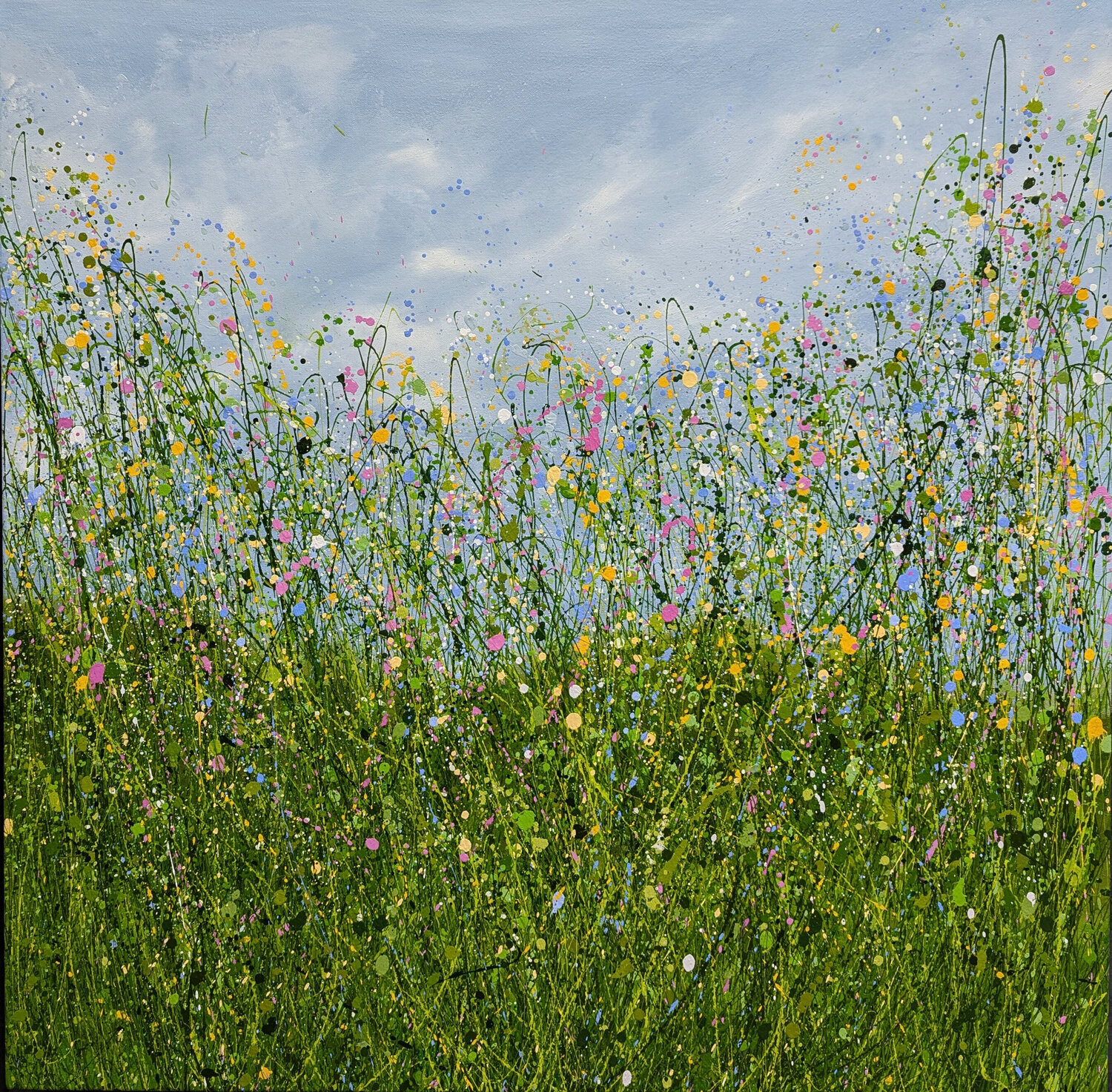Whispering Wild Meadows Lucy Moore Original painting for sale