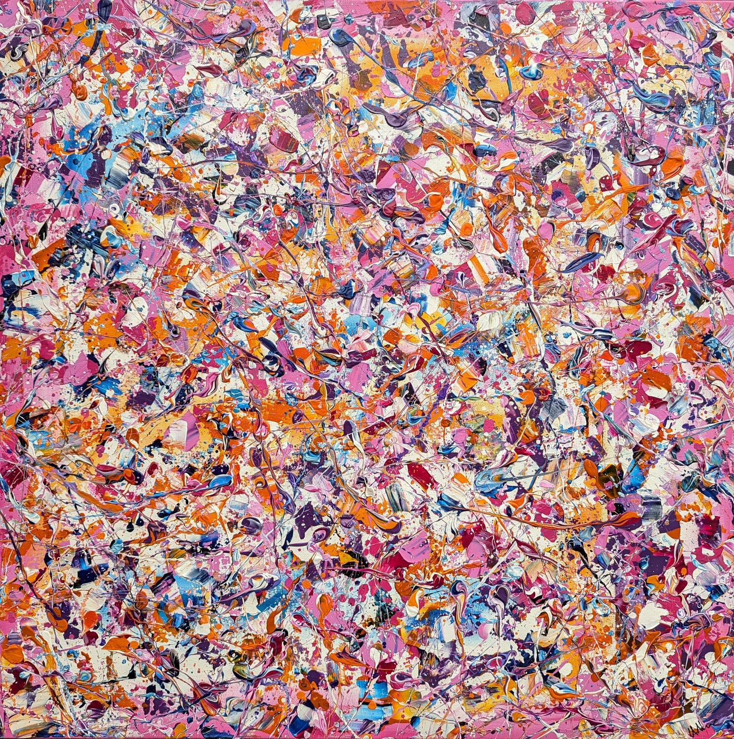 Abstract Synapses - You Can Find Your Own Way #2 Lucy Moore Original painting for sale