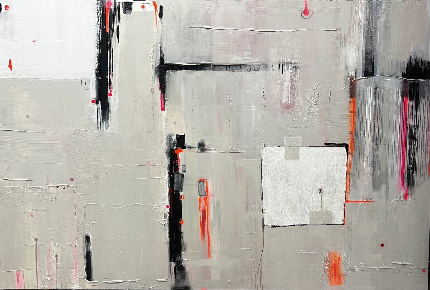 White noise Kosara Stankova Original painting for sale