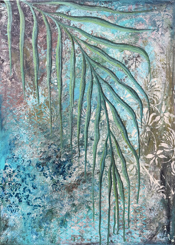 TropicalLOVE No01 by Nicole Filsinger, Painting for Sale on Select