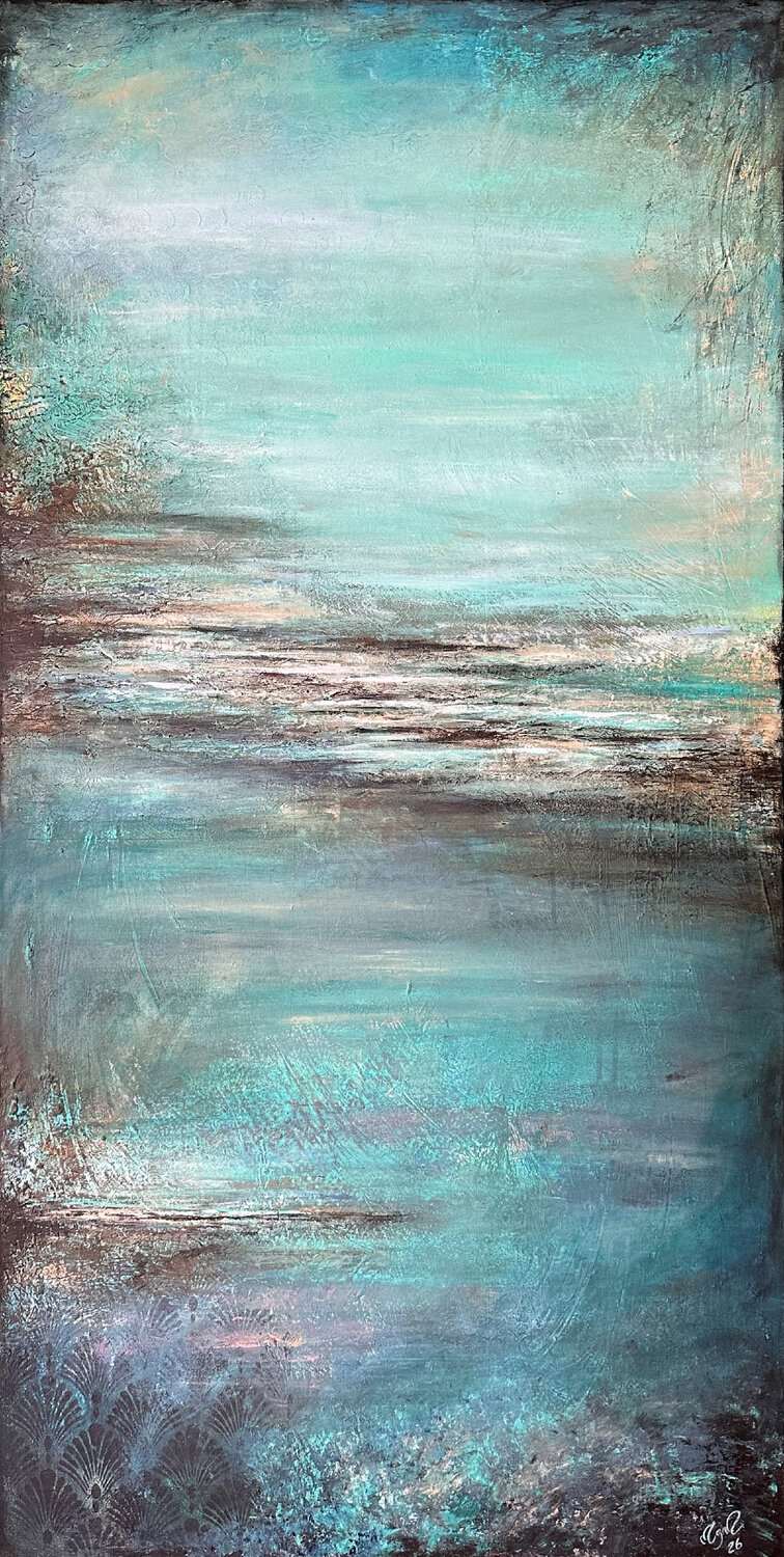 Flimmernder Horizont Nicole Filsinger Original painting for sale