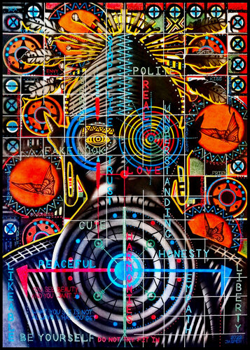 Look And Be Yourself by Jasper Borup, Painting for Sale on Select