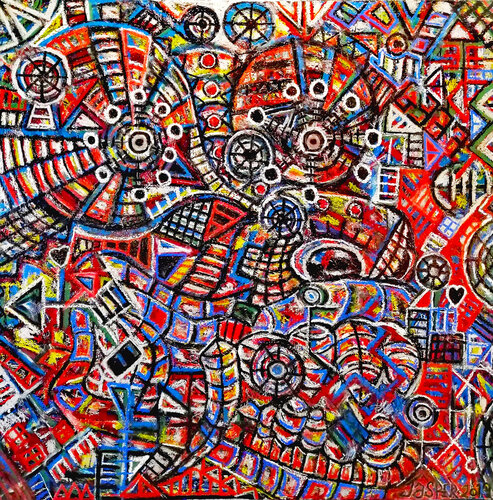 Danger Zone. by Jasper Borup, Painting for Sale on Select