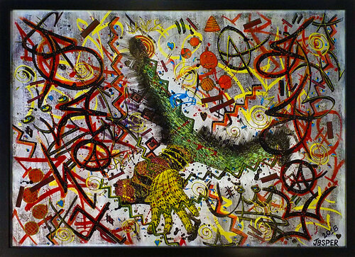 Cool Breakdancer. von Jasper Borup, Malerei kaufen auf Select