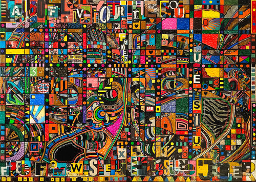 Be Yourself. by Jasper Borup, Painting for Sale on Select