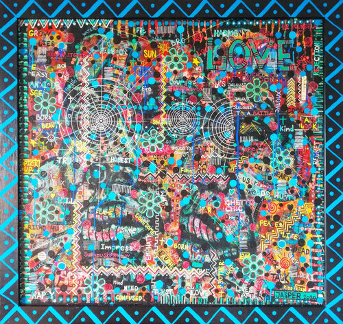 LOVE ON THE BRAIN. by Jasper Borup, Painting for Sale on Select