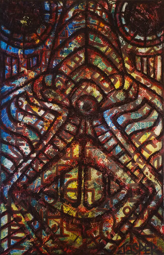Scared. by Jasper Borup, Painting for Sale on Select
