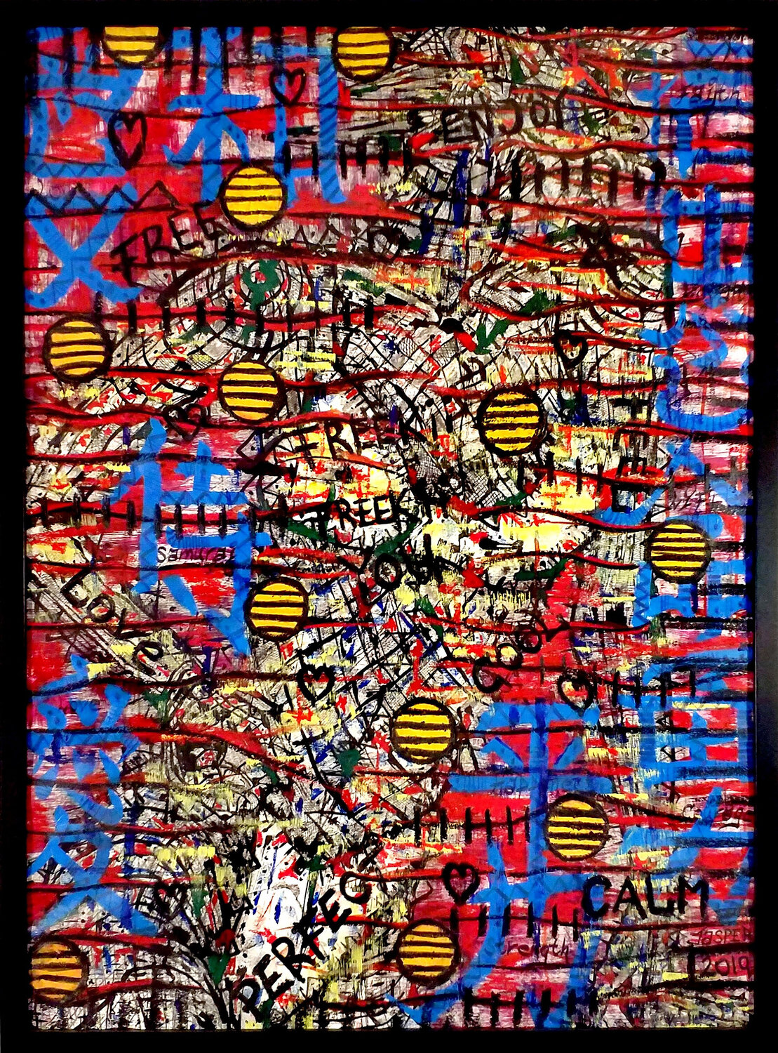 Beautiful outside, but inside is not so beautiful. Jasper Borup Original painting for sale