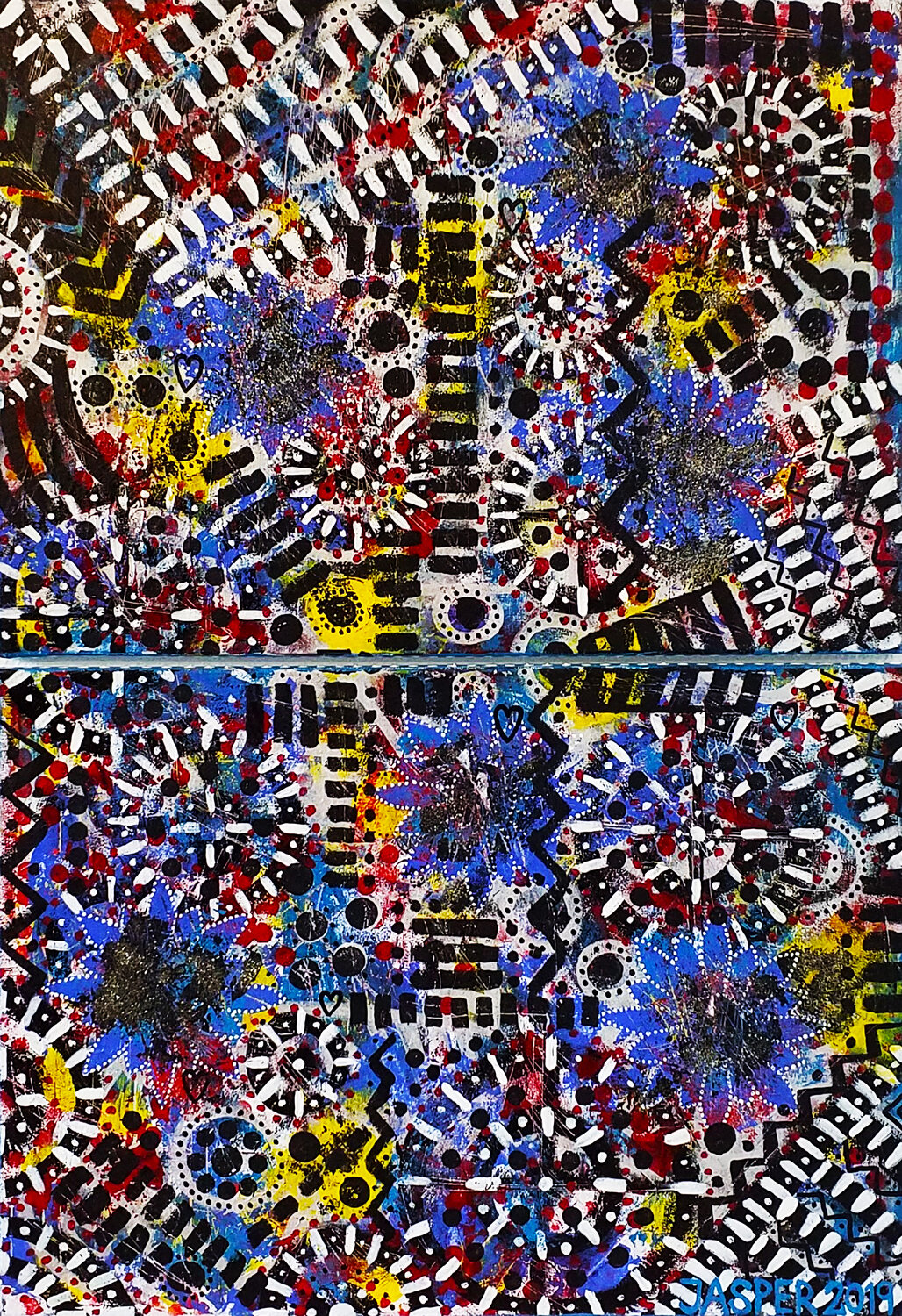 Peace, Love, And Harmony. Jasper Borup Original painting for sale