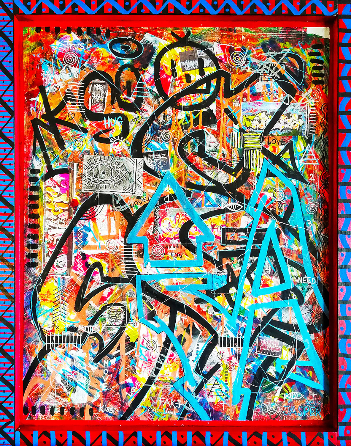 Cool Look. Jasper Borup Original painting for sale