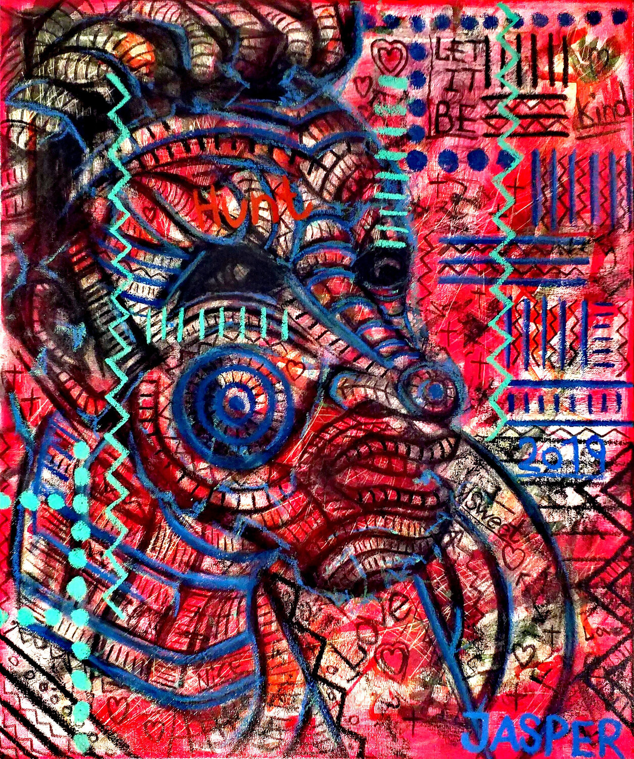 Let It Be. Jasper Borup Original painting for sale