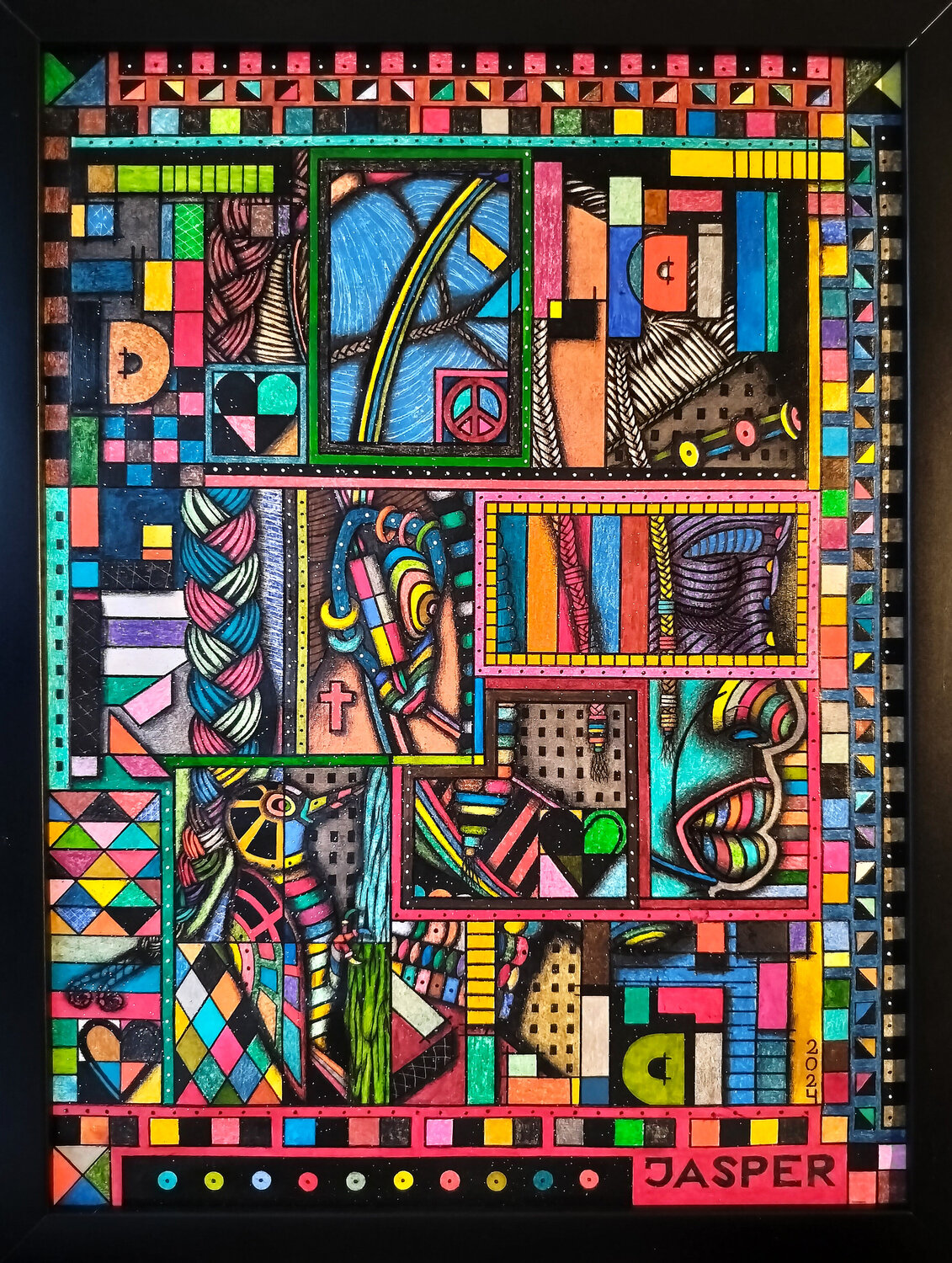 Talk Talk Talk. Jasper Borup Original painting for sale