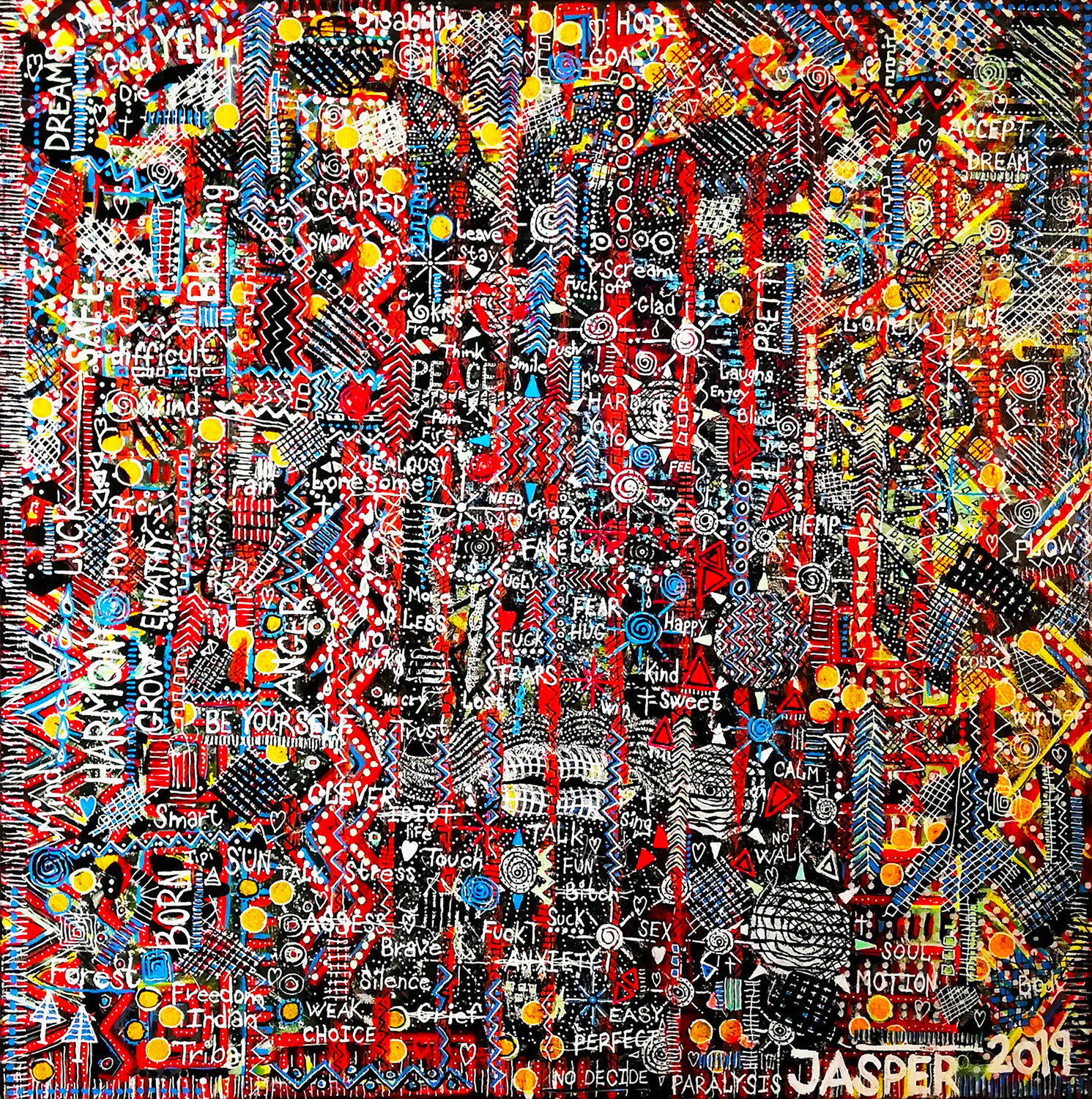 Harmony. Jasper Borup Original painting for sale
