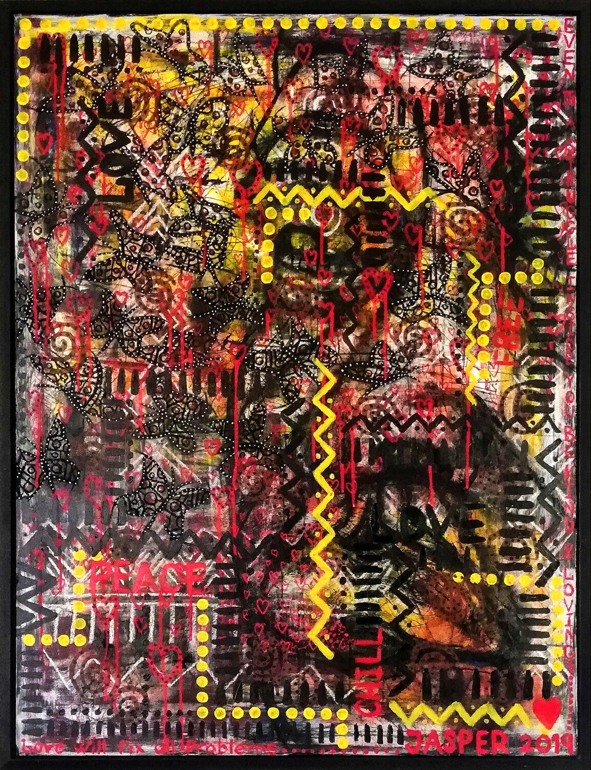 LOVE. Jasper Borup Original painting for sale