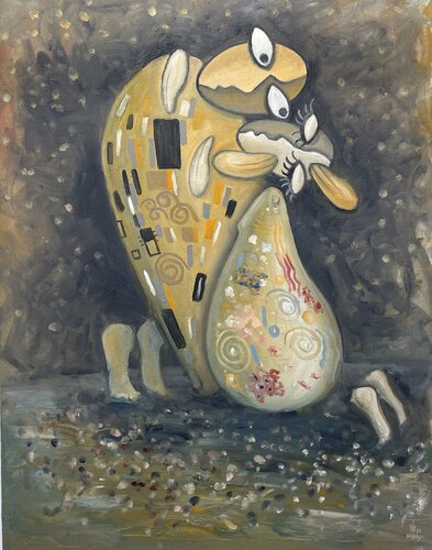 Whispers of Love by Mykola Babiy, Painting for Sale on Select