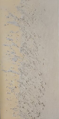 Frozen beach by Idalija Gerviene, Painting for Sale on Select