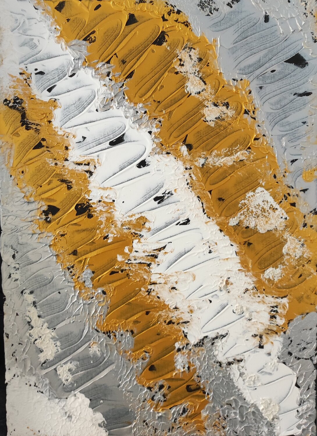 Golden lane Idalija Gerviene Original painting for sale