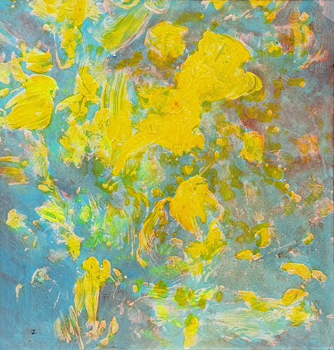 Here comes the sun by Konrad Zając, Painting for Sale on Select