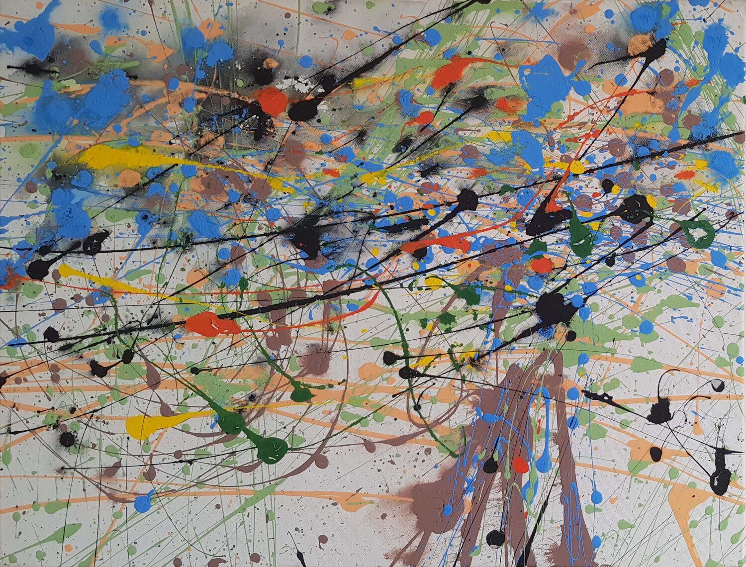 Wonderfull life Konrad Zając Original painting for sale