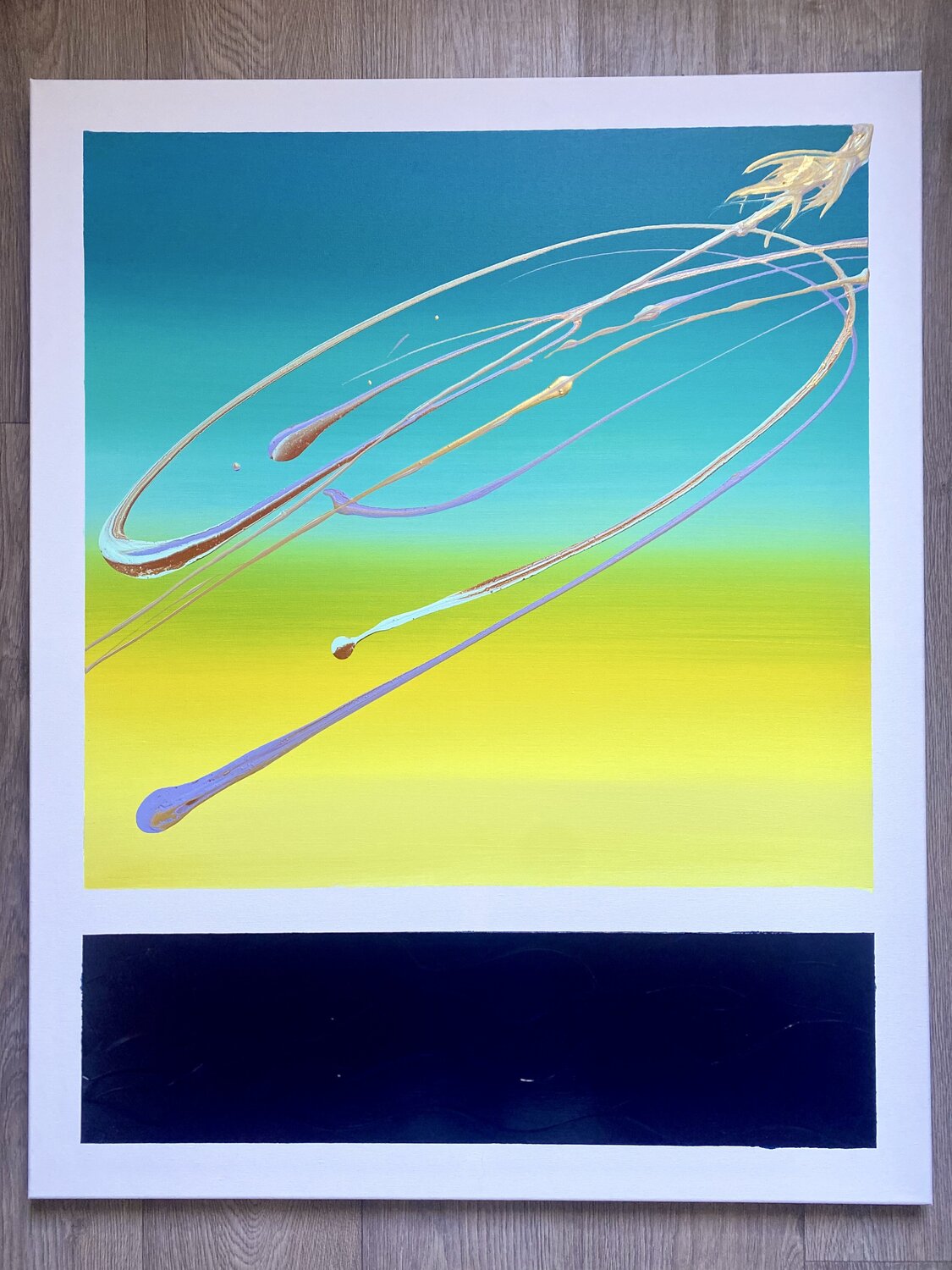 Rêve d'océan Laura Stauder Original painting for sale