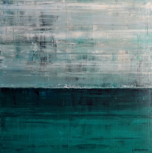 THE SEA 1 by Dimitra Papageorgiou, Painting for Sale on Select