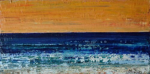 SMALL SEASCAPE 21 by Dimitra Papageorgiou, Painting for Sale on Select