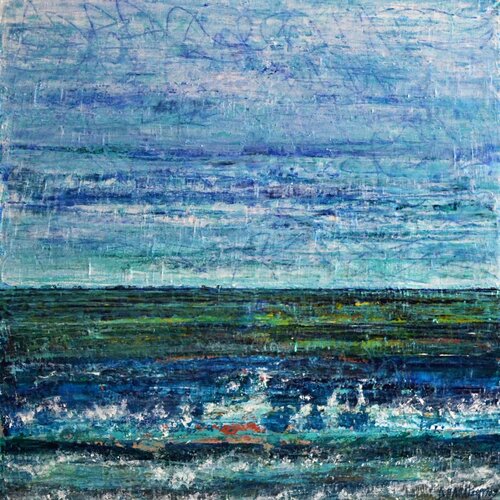 SEA VIEW 1 by Dimitra Papageorgiou, Painting for Sale on Select