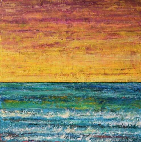 SEA VIEW 2 by Dimitra Papageorgiou, Painting for Sale on Select